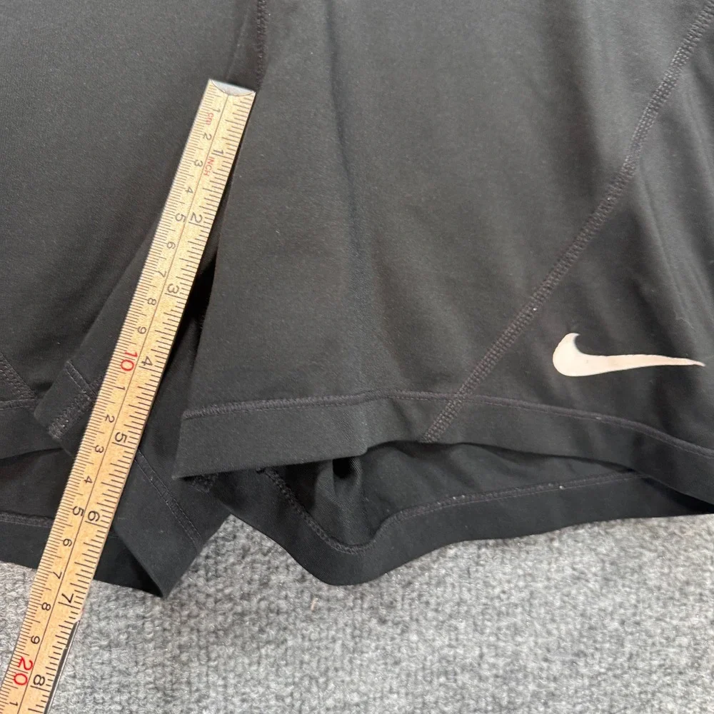 Nike Pro Shorts Women Large Black Dri-FIT Compression Athletic Gym‎ Workout Run